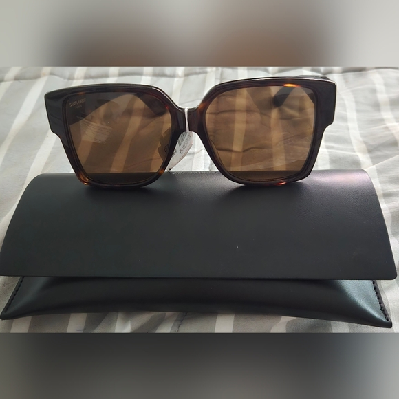 Saint Laurent 55MM Oversized Square Sunglasses - Picture 7 of 11